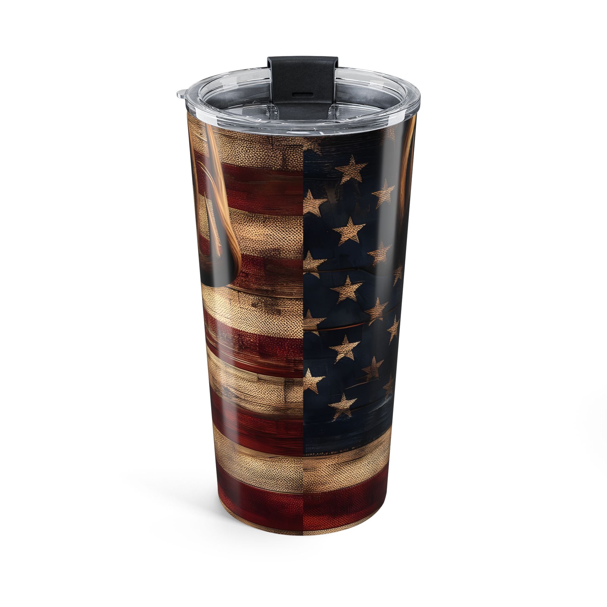 Patriotic Deer Design Tumbler 20oz – Perfect for Outdoor Enthusiasts