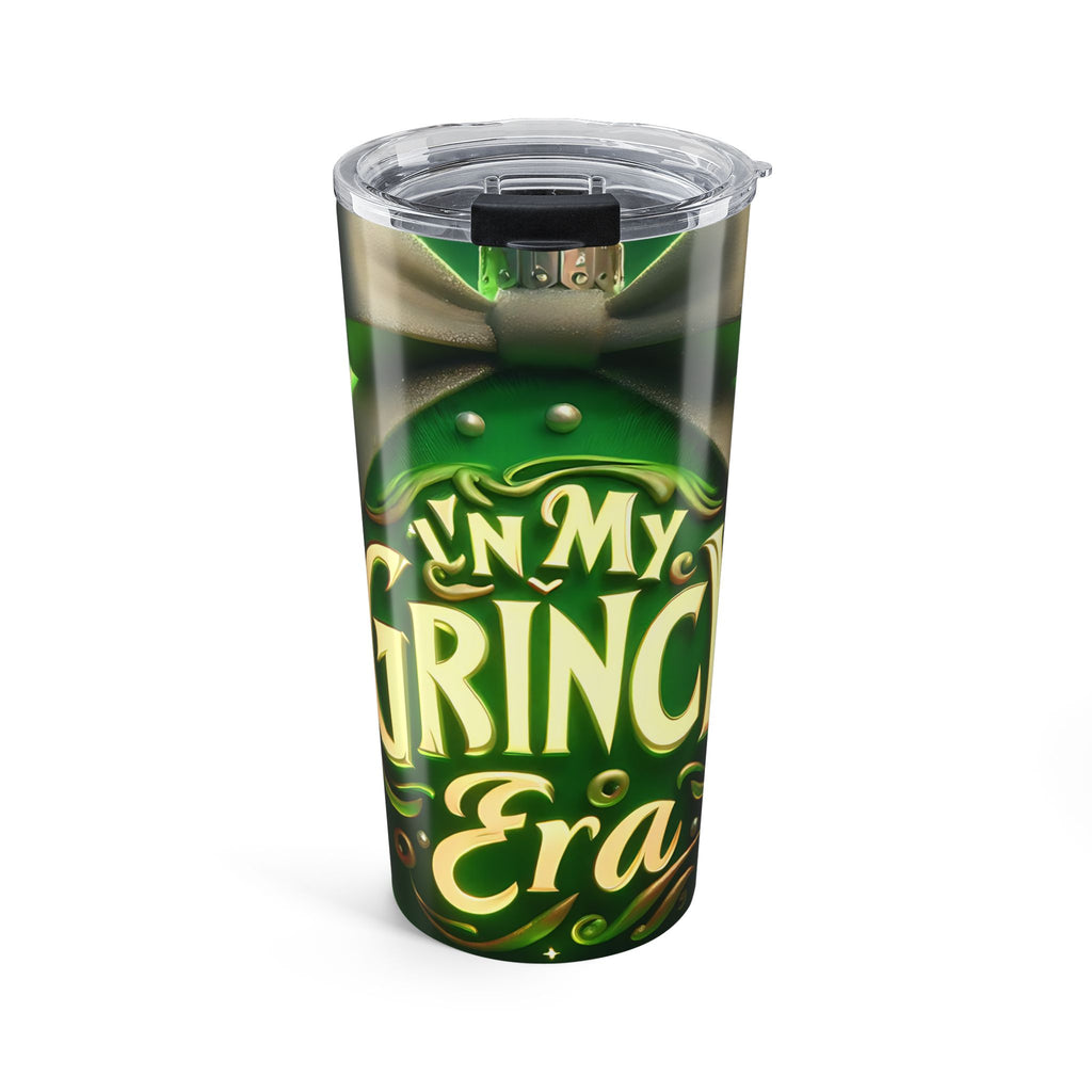Festive Christmas Tumbler 20oz - 'In My Grinch Era'