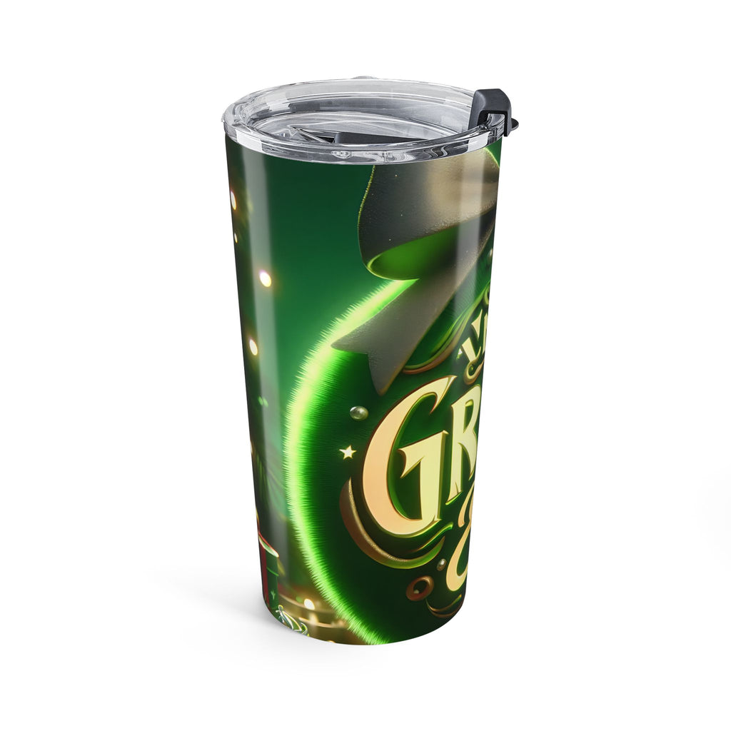 Festive Christmas Tumbler 20oz - 'In My Grinch Era'