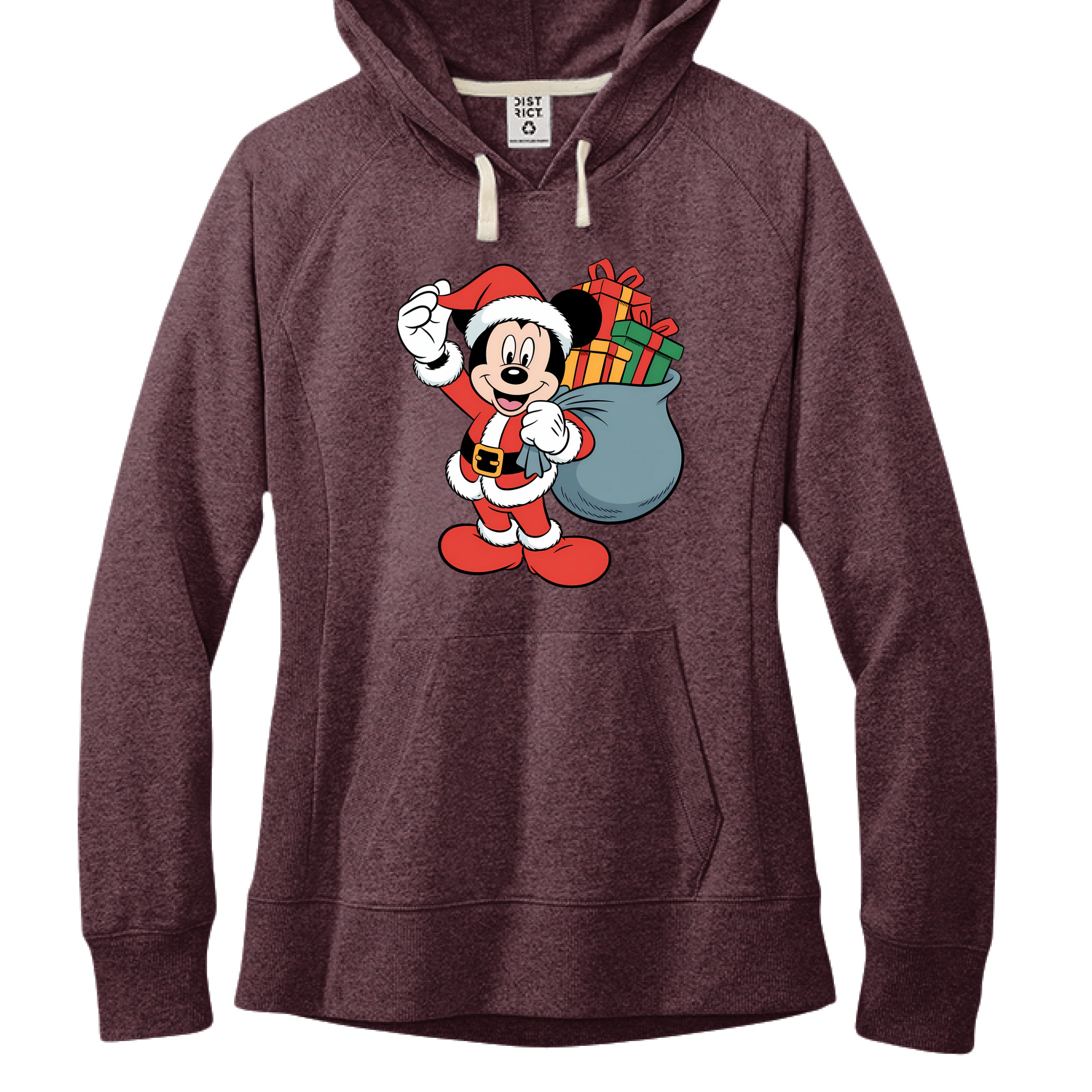 Maroon Heather - FRONT