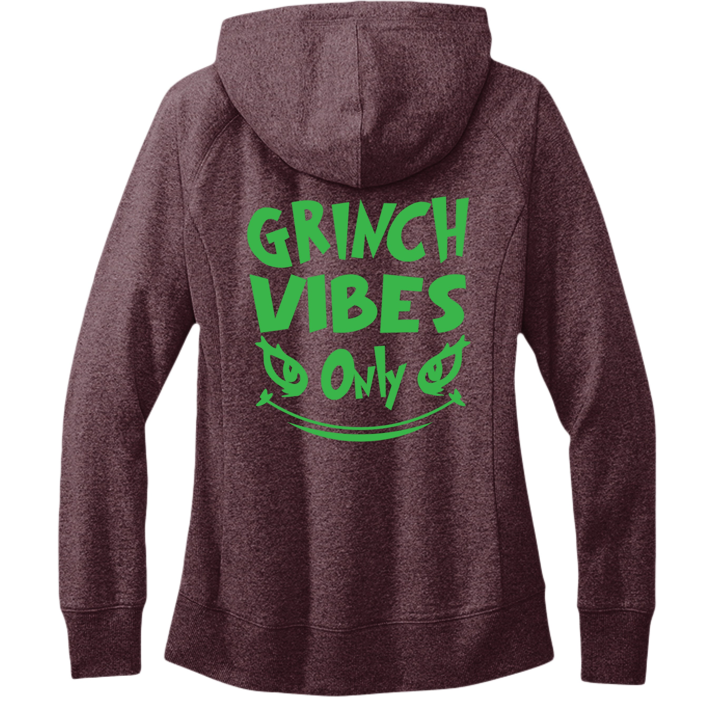 Maroon Heather - BACK