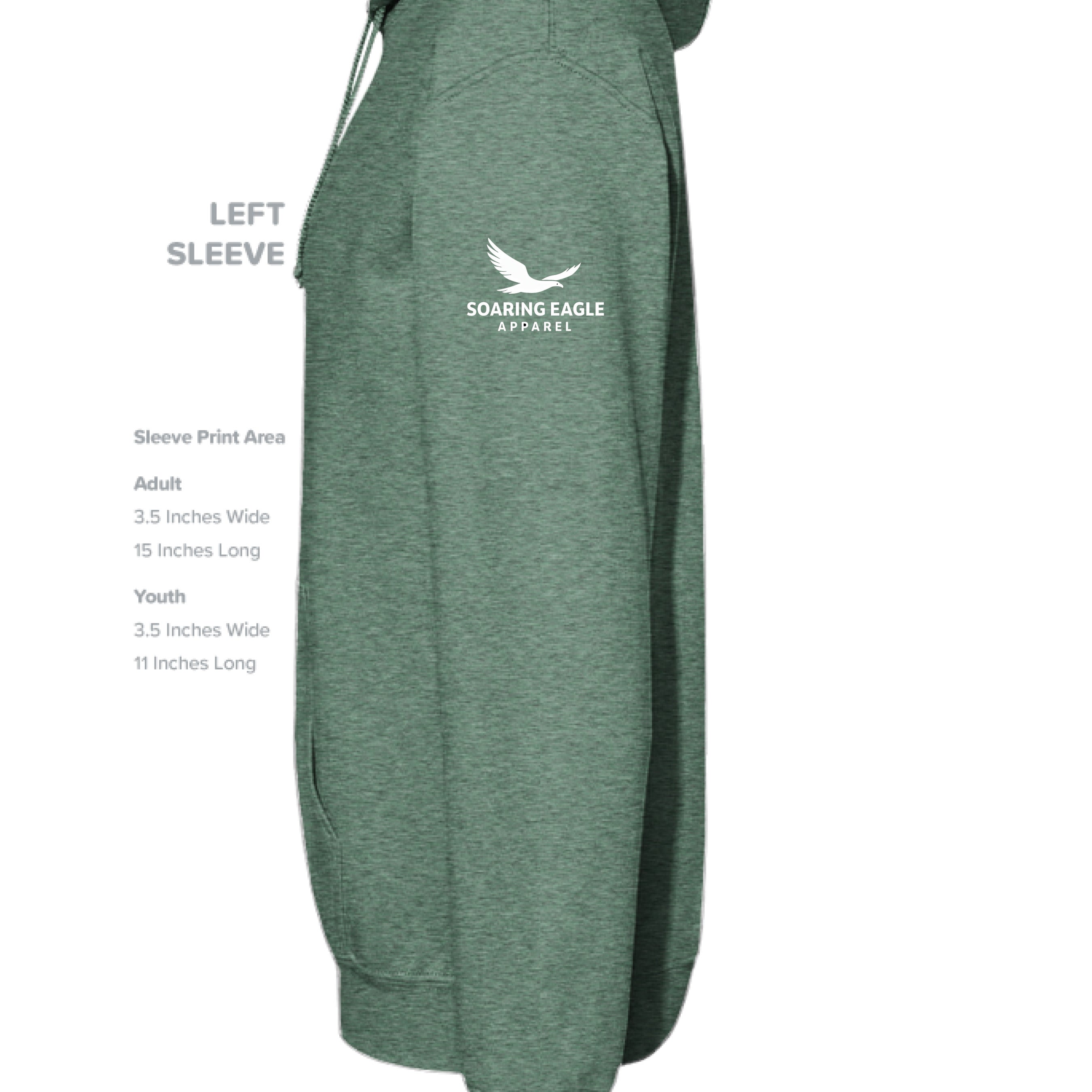 Heather Sport Dark Green - SLEEVE_LEFT